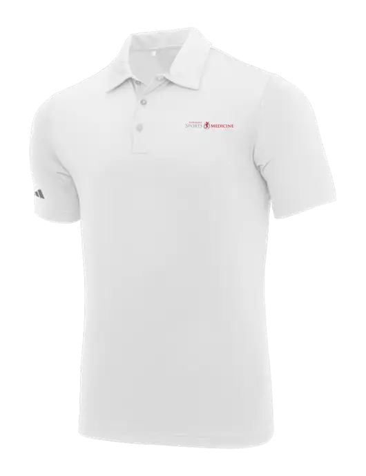 Adidas White Ultimate Solid Polo w/Espanola Logo