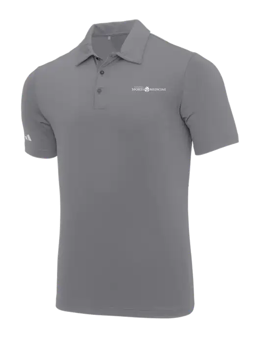 Adidas Medium Grey Ultimate Solid Polo w/Espanola Logo