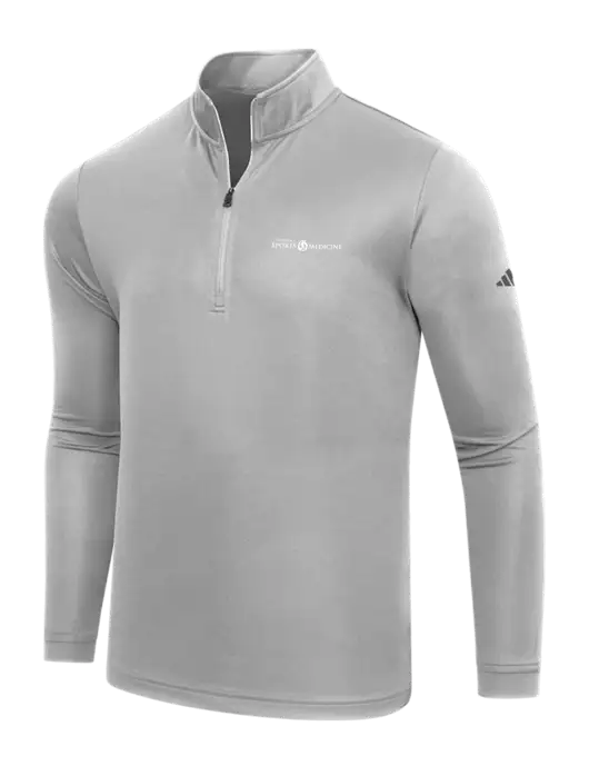 Adidas Medium Grey  Lightweight Quarter Zip Pullover w/Espanola Logo