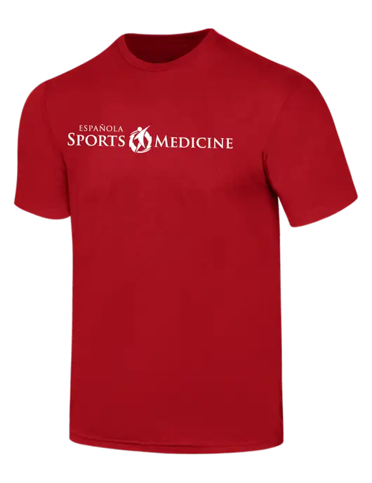 Simply Soft Red 4.5oz  Poly/Combed Ring Spun Cotton T-Shirt w/Espanola Logo