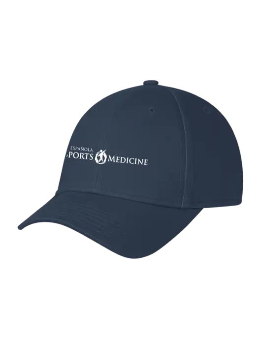 Navy Structured Cap Hook & Loop w/Espanola Logo