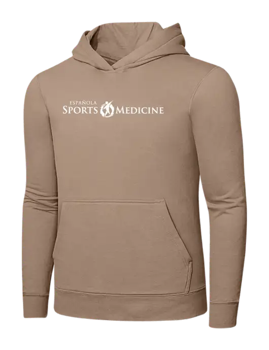 Sand 7.8. oz Ring Spun Hooded Sweatshirt w/Espanola Logo