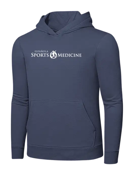 Steel Blue 7.8. oz Ring Spun Hooded Sweatshirt w/Espanola Logo