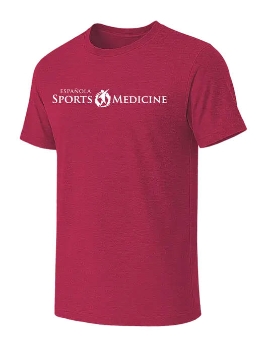 BELLA+CANVAS Heather Raspberry CVC Short Sleeve Tee w/Espanola Logo