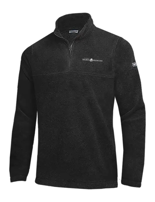 Columbia Black Steens Mountain Fleece 1/2 Zip Pullover w/Espanola Logo