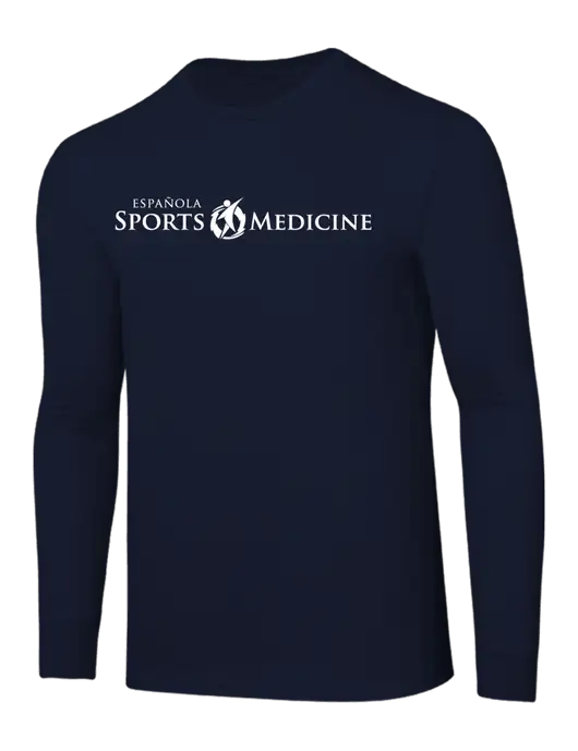 Core Blend Navy Long Sleeve Tee w/Espanola Logo
