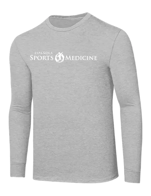 Core Blend Light Grey Heather Long Sleeve Tee w/Espanola Logo