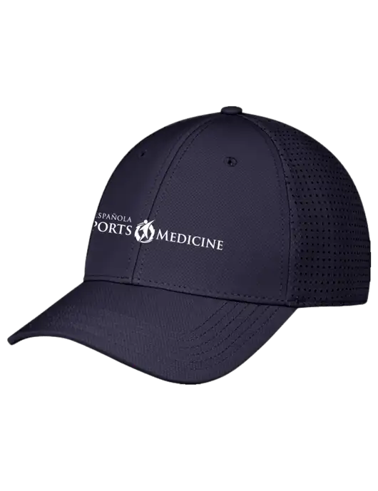 Navy Performance Stretchable Cap Hook & Loop w/Espanola Logo