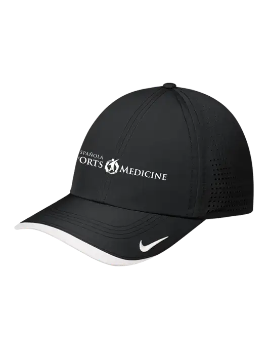 Nike Black/White Dri-FIT Perforated Performance Cap w/Espanola Logo