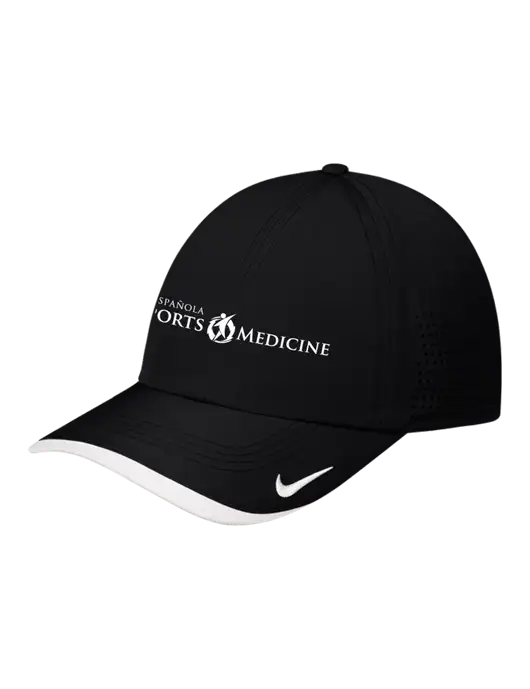 Nike Black/White Dri-FIT Perforated Performance Cap w/Espanola Logo