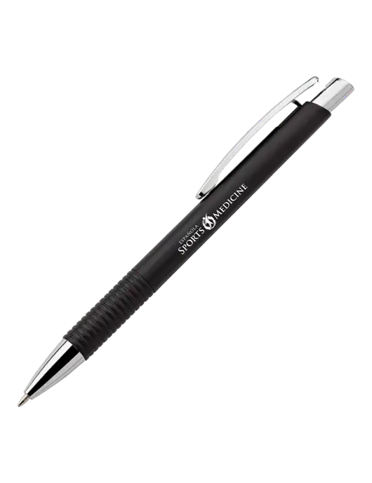 Malay Black Ballpoint Pen - Blue Ink w/Espanola Logo