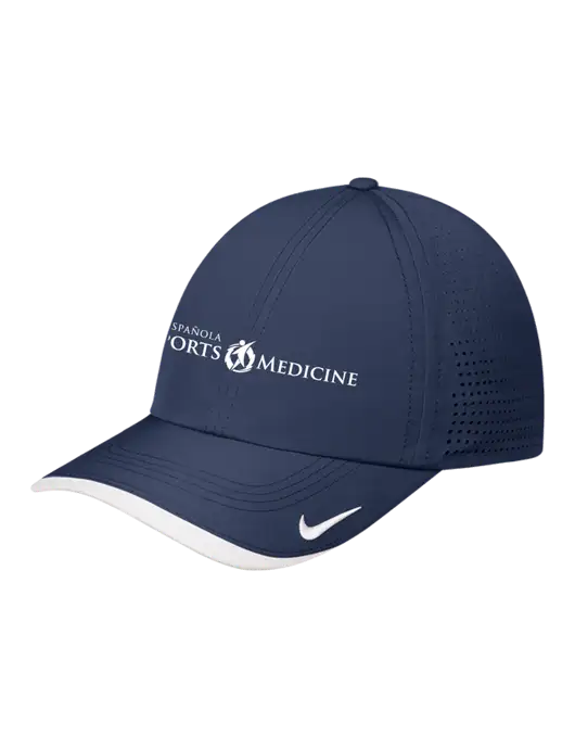 Nike Navy/White Dri-FIT Perforated Performance Cap w/Espanola Logo