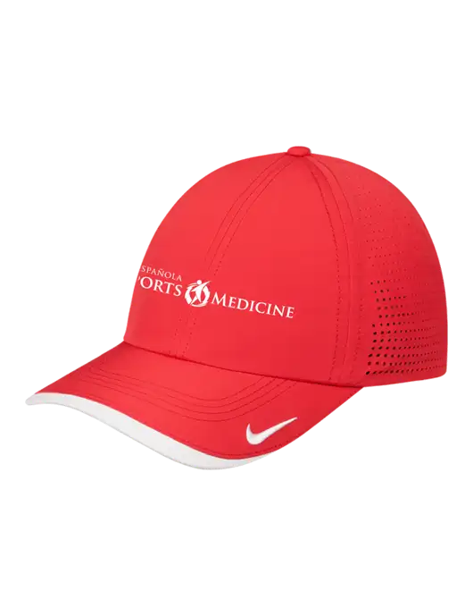 Nike Red/White Dri-FIT Perforated Performance Cap w/Espanola Logo