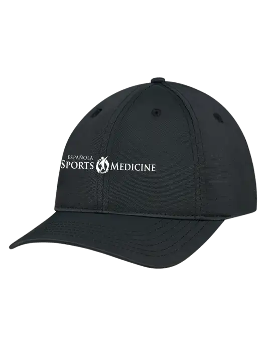 Black Nylon Twill Performance Cap w/Espanola Logo