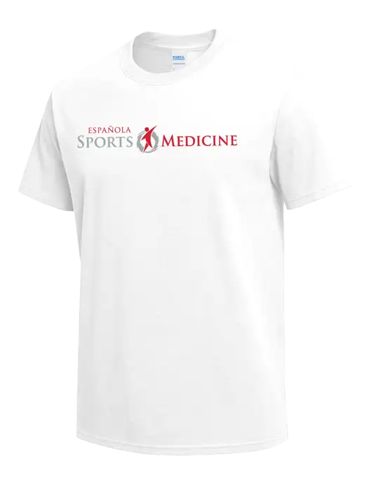 White Heavyweight 6.1 oz T-Shirt w/Espanola Logo