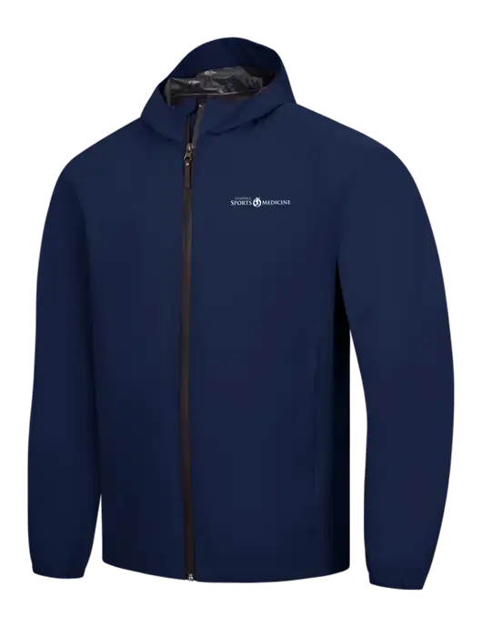 Navy Essential Rain Jacket w/Espanola Logo