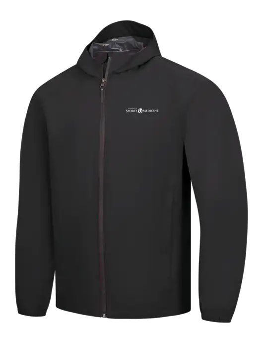 Black Essential Rain Jacket w/Espanola Logo