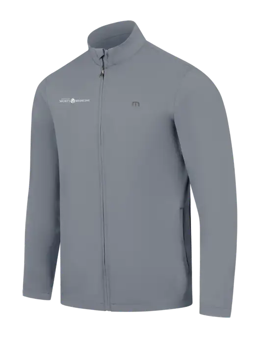 TravisMathew Light Medium Grey Surfside Full-Zip Jacket w/Espanola Logo