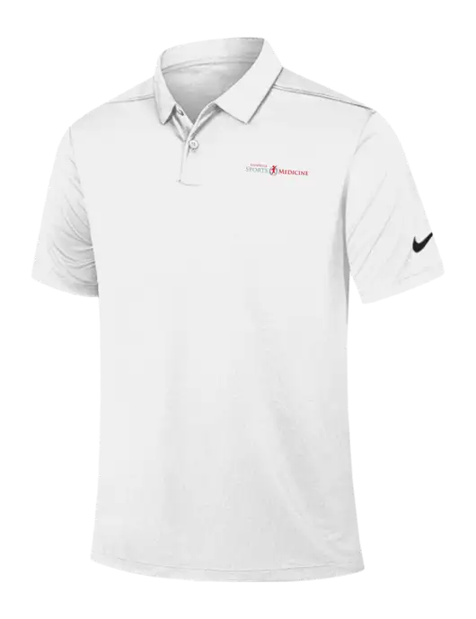 Nike White Dry Essential Solid Polo w/Espanola Logo