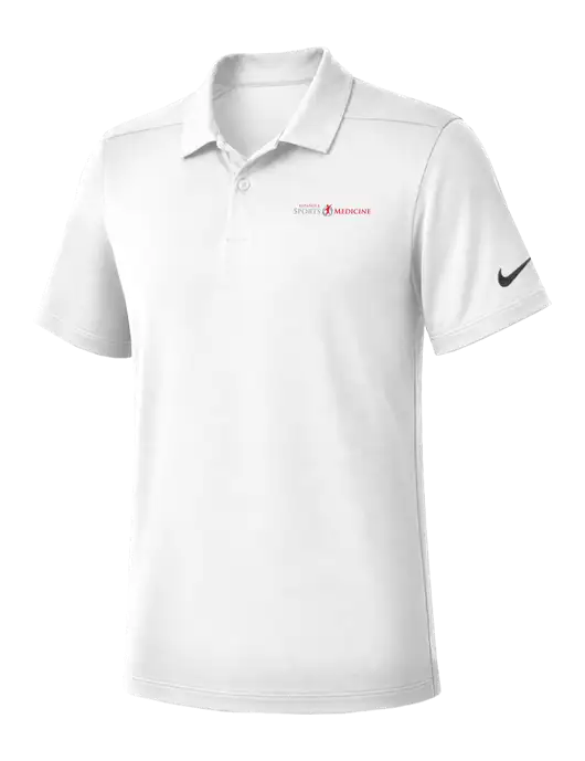 Nike White Dry Essential Solid Polo w/Espanola Logo