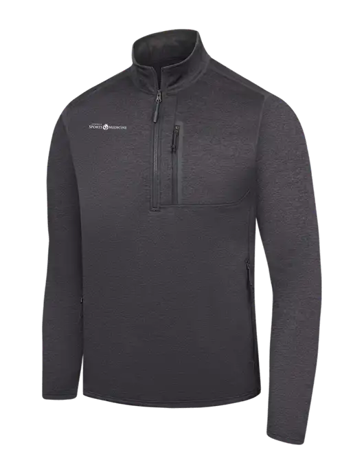 The North Face Dark Grey Heather Skyline 1/2-Zip Fleece w/Espanola Logo
