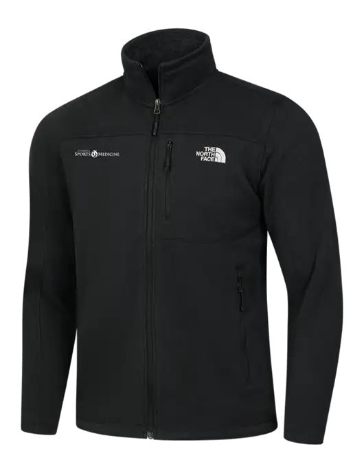 North Face Black Heather Sweater Fleece Jacket w/Espanola Logo