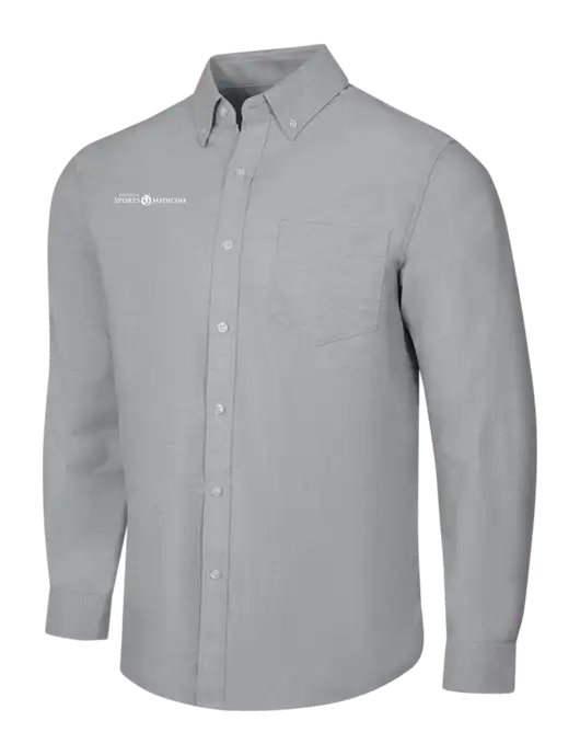 Light Grey SuperPro Oxford Shirt w/Espanola Logo
