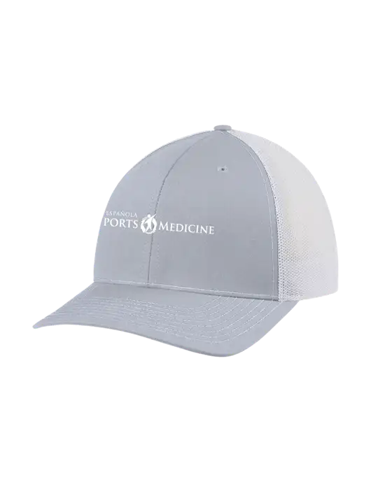 Richardson Adjustable Snapback Original 112 Trucker Cap Light Heather Grey w/White Mesh w/Espanola Logo