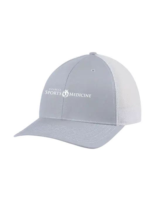 Richardson Adjustable Snapback Original 112 Trucker Cap Light Heather Grey w/White Mesh w/Espanola Logo