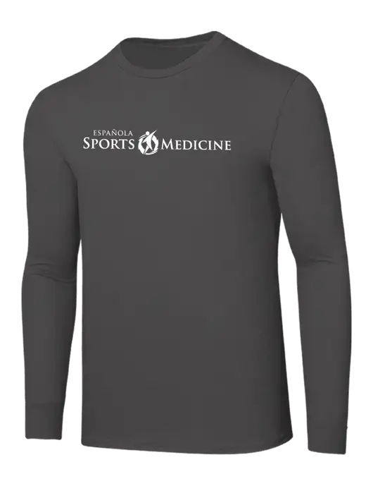 Seriously Soft Dark Grey Long Sleeve T-Shirt w/Espanola Logo