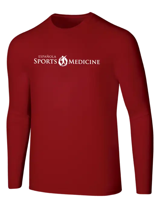 Seriously Soft Red Long Sleeve T-Shirt w/Espanola Logo