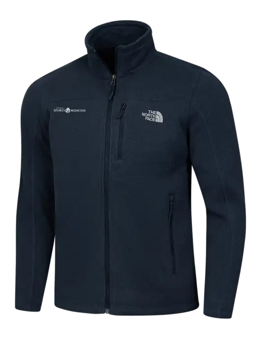 North Face Navy Heather Sweater Fleece Jacket w/Espanola Logo