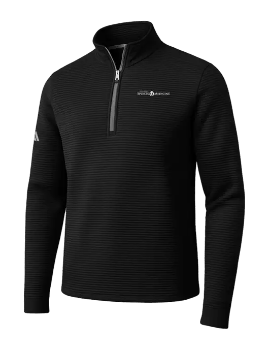 Adidas Black Spacer Quarter-Zip Pullover w/Espanola Logo