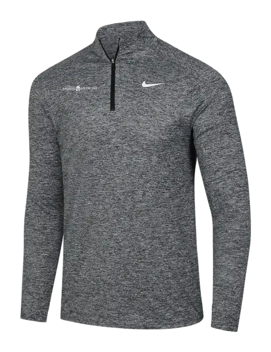 Nike Black Heather Dri-FIT Element 1/2-Zip Pullover w/Espanola Logo