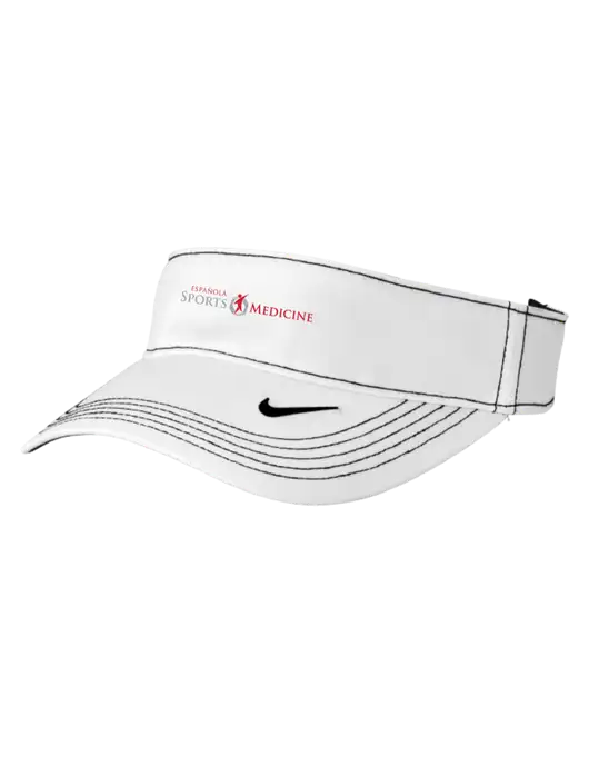 Nike White Dri-FIT Ace Visor w/Espanola Logo