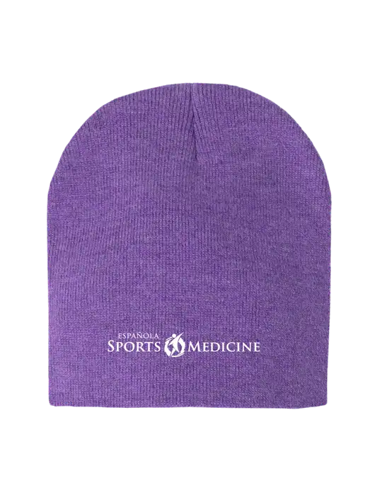 Purple Heather Element Knit Beanie w/Espanola Logo