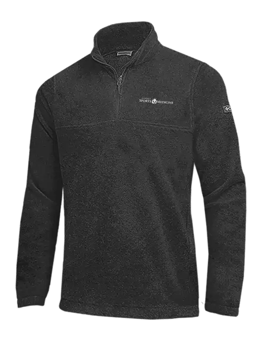 Columbia Charcoal Heather Steens Mountain Fleece 1/2 Zip Pullover w/Espanola Logo