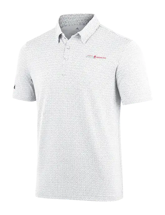 Adidas White Printed Blend Polo w/Espanola Logo
