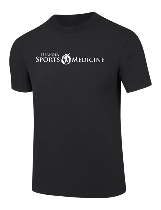 Comfort Colors 6.1 oz Black Heavyweight Ring Spun T-Shirt w/Espanola Logo