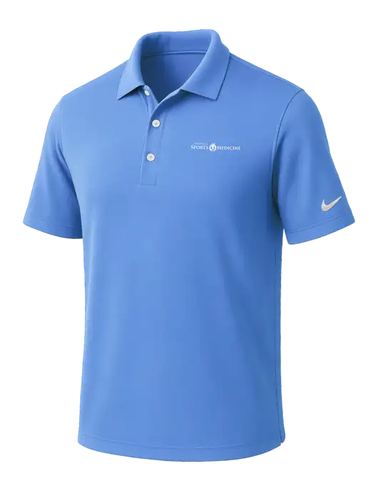NIKE Carolina Blue Dri-Fit Micro Pique Polo w/Espanola Logo