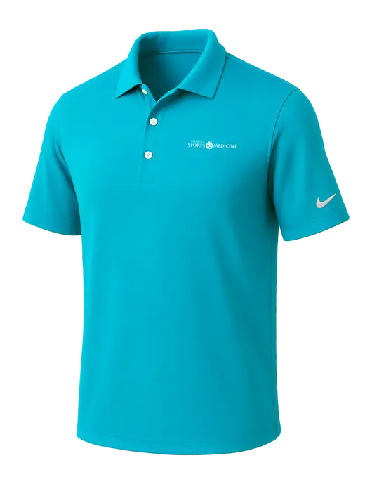 NIKE Sapphire Blue Dri-Fit Micro Pique Polo w/Espanola Logo