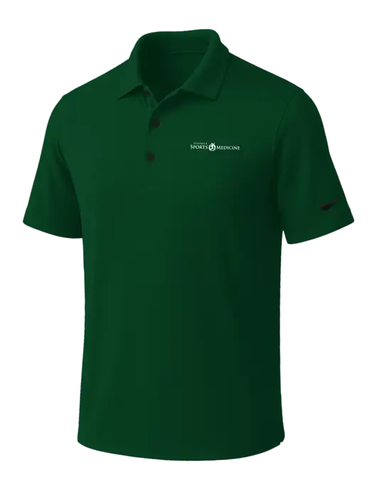 NIKE Dark Green Dri-Fit Micro Pique Polo w/Espanola Logo