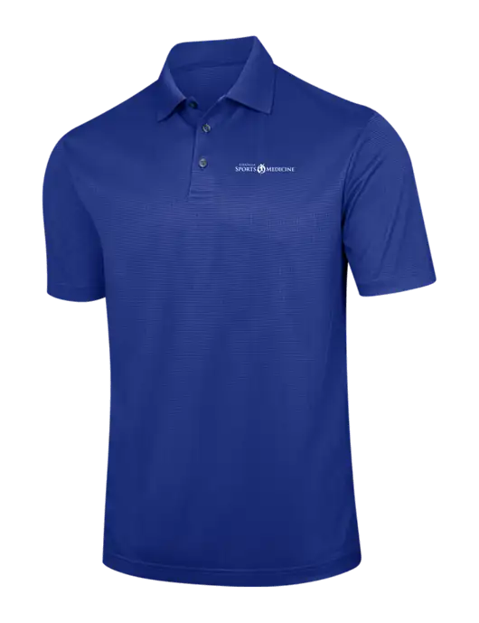 Dark Royal Blue Performance Fine Jacquard Polo w/Espanola Logo
