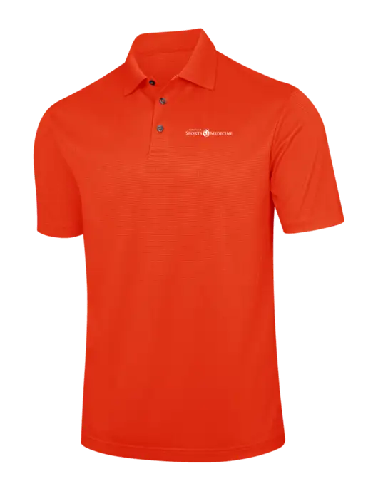 Orange Performance Fine Jacquard Polo w/Espanola Logo