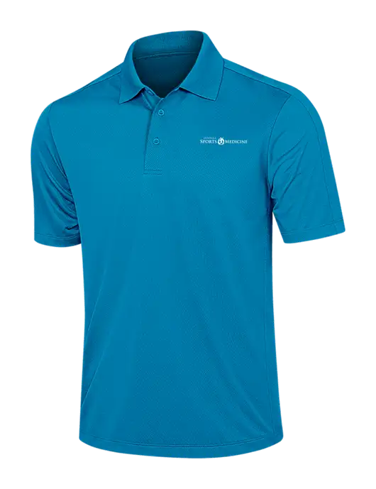 Sapphire Blue Diamond Textured Jacquard Polo w/Espanola Logo