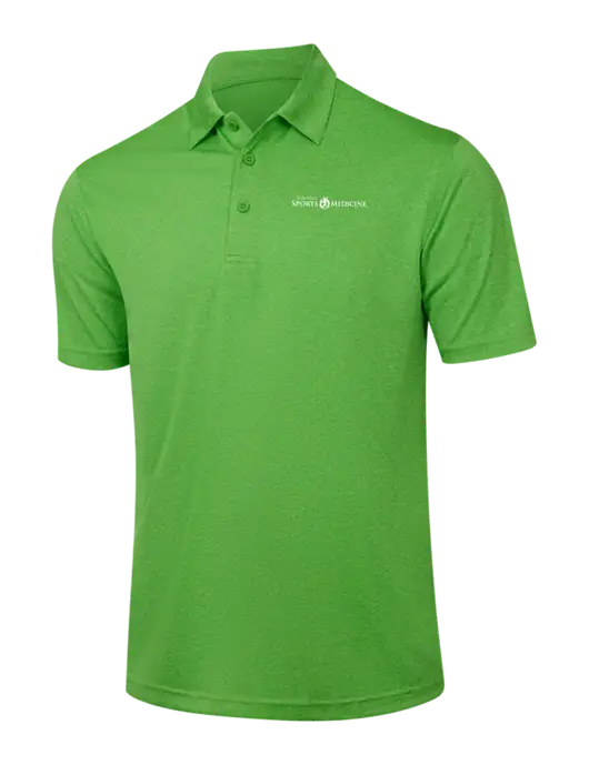 Kelly Green Heather Contender Polo w/Espanola Logo