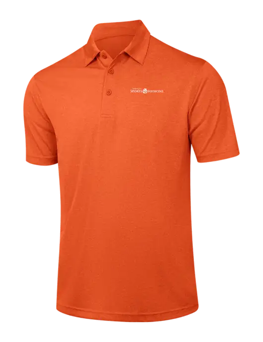 Orange Heather Contender Polo w/Espanola Logo