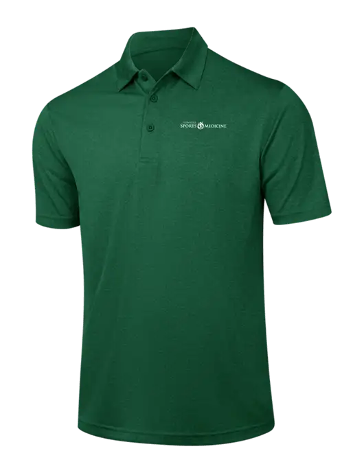 Dark Green Heather Contender Polo w/Espanola Logo