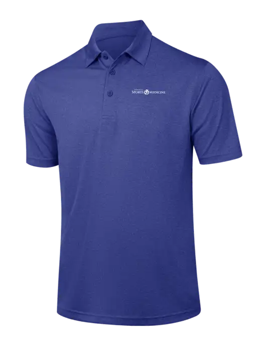 Dark Royal Heather Contender Polo w/Espanola Logo