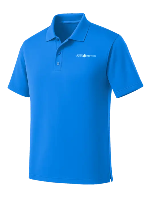 Light Royal Blue Dry Zone UV Micro Mesh Polo w/Espanola Logo
